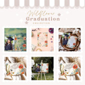 Elegant Dainty Wildflower Graduation Party Acryl Uitnodigingen
