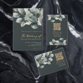 Eucalyptus Foliage Tafel Zitting Grafiek Kaart (Personaliseer de collectie van deze zelfstandige maker.)