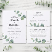 Elegante Eucalyptus bruiloft Zitting Grafiek Teken Poster (Personaliseer de collectie van deze zelfstandige maker.)