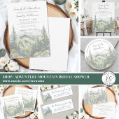 Forest Mountain Adventure Bridal Shower Servet