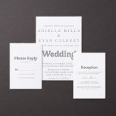 Elegant formeel minimaal 'In Loving Memory' bord Poster (Personaliseer de collectie van deze zelfstandige maker.)
