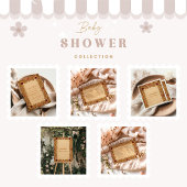 Elegante fruit- en folieboeken voor Baby Informatiekaartje