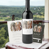 Elegant Gay Wedding Two Grooms in Suits Acryl Uitnodigingen