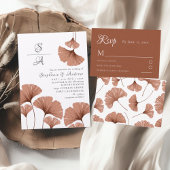 Tropisch Gingko Foliage Terracotta Wedding Planner