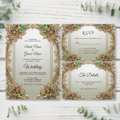 Elegant Goud  Zandsteen Onderzetter (Personaliseer de collectie van deze zelfstandige maker.)