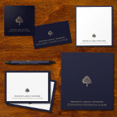Professional Tree Logo Business Note Kaart Notitiekaartje