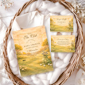 Elegant Golf Club Diapper Raffle Informatiekaartje