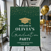 Custom Green Graduation Party Blikjeskoeler