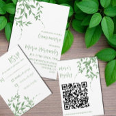 Elegant Greenery Douchegordijn