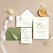 Eenvoudige chique minimalistische fotocollage brui save the date