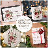 Kerstscript Rode Botanische Kerst Tissuepapier