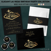 Elegant Las Vegas verjaardagsfeestje Folie Servetten
