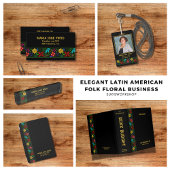 Elegant Latijns-Amerikaanse Folk Floral Notes and  Notitieboek