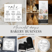 Minimale zwart-wit kapsalon prijslijst Menu Reclamebord Met Voetstuk