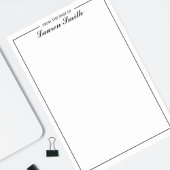 Elegant Schattige minimalistisch zwart script | Wi Bedrukte Rugzak