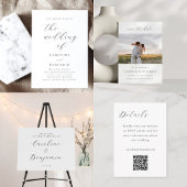 Elegante minimalistische handgeschreven script bre save the date