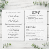 Maaltijdkeuze Gastnaam Black Script Place Card Kaart (Personaliseer de collectie van deze zelfstandige maker.)