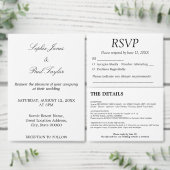 Elegante minimalistische bruiloft servetten (Personaliseer de collectie van deze zelfstandige maker.)