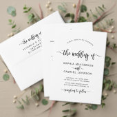 Budget Modern script bruiloft foto Hartelijk dank (Personaliseer deze collectie van deze onafhankelijke maker. Test)