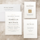 Eenvoudige elegante luxe repetitie voor moderne kl kaart