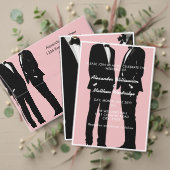 Elegante moderne gay Mannen bruiloft Wijn Etiket (Personaliseer deze collectie van deze onafhankelijke maker. Test)