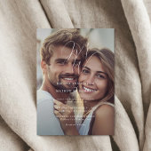 Elegant Chique Monogram Modern Zwart Bruiloft Ronde Sticker