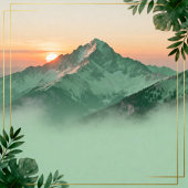 Sculpturale Bloemige Neutrale Trouw Uitnodiging