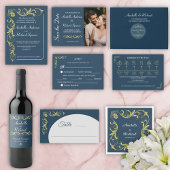 De toekomst Mr en Mrs Victoriaans bruiloft Rubberstempel