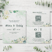 Elegant Organic Modern Wedding Save The Date (Personaliseer de collectie van deze zelfstandige maker.)