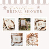 Elegant Pearls and Prosecco Bridal Shower Bedankkaart