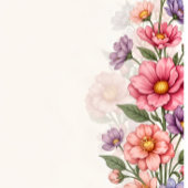 Elegante Roze Bedankkaart