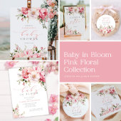 Snoepjes Treats Elegant Roze Bloemen Baby shower T