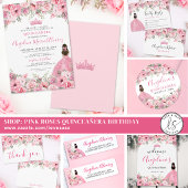 Roze Quinceanera Welkomstbord Poster