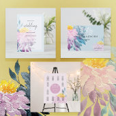 Artistieke Waterverf bloemenillustratie Zelfinktende Stempel