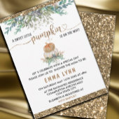 Elegante Pompoen Wit en Goud Dank u Bedankdoosjes