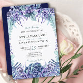 Elegant Waterverf Lavendel Bloem Bruiloft  Cadeaupapier