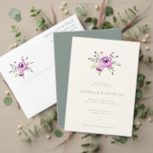 Elegant Black Wedding Invitation Acryl Uitnodigingen (Personaliseer deze collectie van deze onafhankelijke maker. Test)