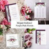 Elegant Floral | Uitnodiging tot weddenschap tusse