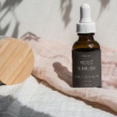 Logo Cosmetische olie Etiket Druppelfles met Qrcod