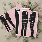 Elegante moderne trouwerij voor homoseksuele manne kaart (Personaliseer deze collectie van deze onafhankelijke maker. Test)