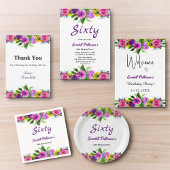 Moderne Glow Neon Kleuren Rozen Bloemen 40ste Verj Kaart