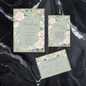 Monogram Letter Q Weddenschap Hartelijk dank Bedankkaart (Personaliseer de collectie van deze zelfstandige maker.)