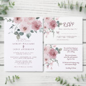 Chic Script Eucalyptus Foliage Green Wedding Menu (Personaliseer de collectie van deze zelfstandige maker.)