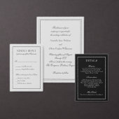 Elegant menu met geschreven tekst (Personaliseer de collectie van deze zelfstandige maker.)