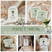 Elegant vond ze haar perfecte matcha Vrijgezellenf Kartonnen Onderzetters