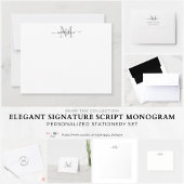 Budget Elegant Feminine Script Monogram Gold