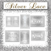 Tafelnummer 6 Elegant Zilveren Nep Glitters