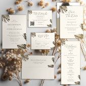 Elegante Monstera Gouden Champagne Foto Bruiloft Save The Date