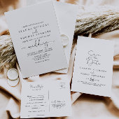 Elegant Simple Calligraphy Vrijgezellenfeest Welco Poster