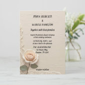Rustieke Floral Minimalist Wedding Save the Date
